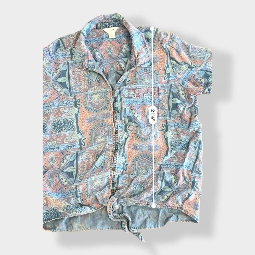 Intro Paisley Floral Byo Front Top Size M View 3